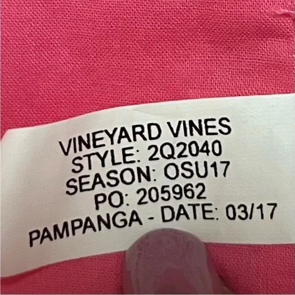 Vineyard Vines EUC Pink Shift Dress Size 10 - Picture 6 of 6